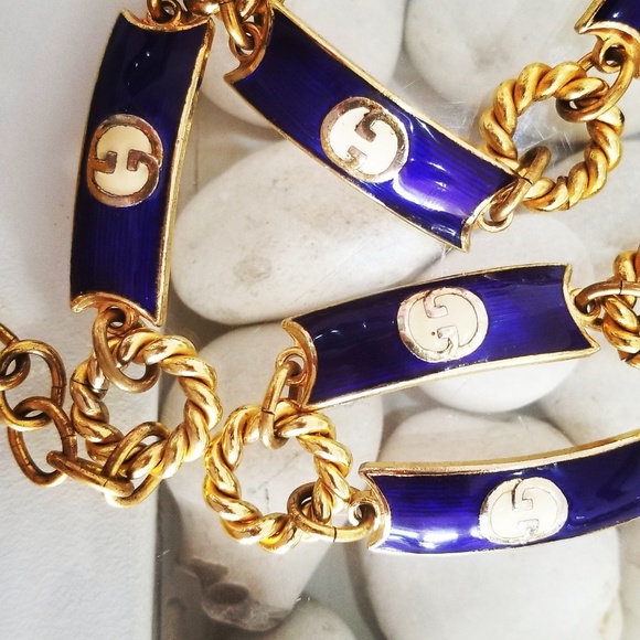 1970 Original Gucci Blue Belt main image 4